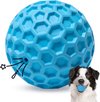 Dog Ball, Indestructible Dog Toy Ball Made of Natural Rubber Squeaky Interactive Chew Toy, Robust Dog Ball, Squeaky Dog Balls, Diameter 8 cm