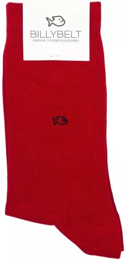Billy Belt Katoenen sokken Rouge Grenade 41 - 46 | diep rood | mannensokken