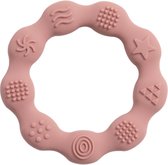 LoVinn - Siliconen bijtring - Rose Pink - baby - doorkomende tandjes - speelgoed