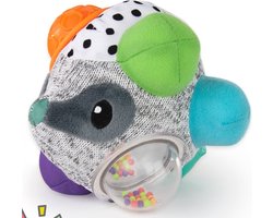 Sassy - Bal voor baby en peuter - Verschillende materialen - Ratelend geluid - Bumpy Badger