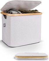 canvas opbergdoos met deksel - mand voor IKEA kallax inzetstukken - opvouwbare wasmand - opvouwbare opbergmand stof - wasmand voor kleding opbergdozen - kleine opbergdoos