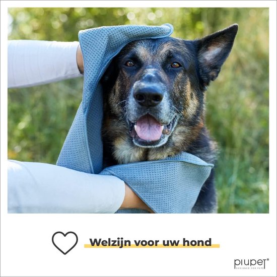 Hondenhanddoek - Microvezelhanddoek voor honden - Absorberende Grote Handdoek - Handdoek Hond - Badjas Hond
