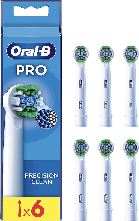 Oral-B Pro - Precision Clean - Opzetborstels met CleanMaximiser Technologie  - 6 Stuks... | bol.com