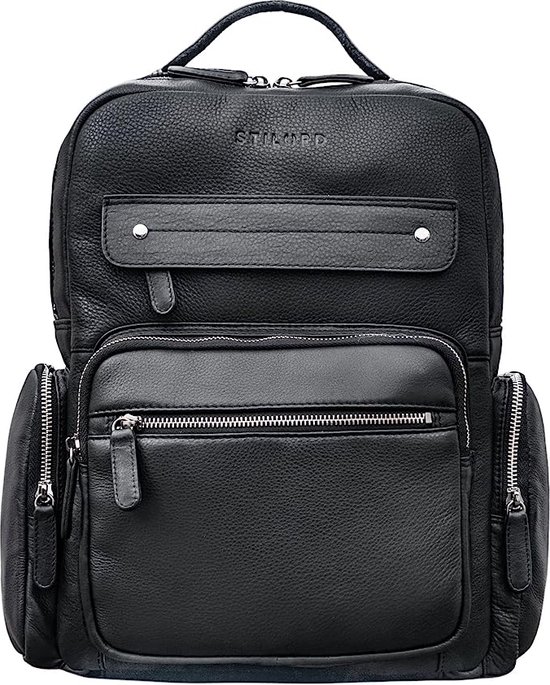 Nortvi Explorer rugzak met 17 inch laptopvak • Midnight Black / Zwart • de Bijenkorf
