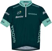 Santini Tour De France Officieel Beste Sprinter 2023 Kort Mouw Jersey Groen 9 Years Jongen
