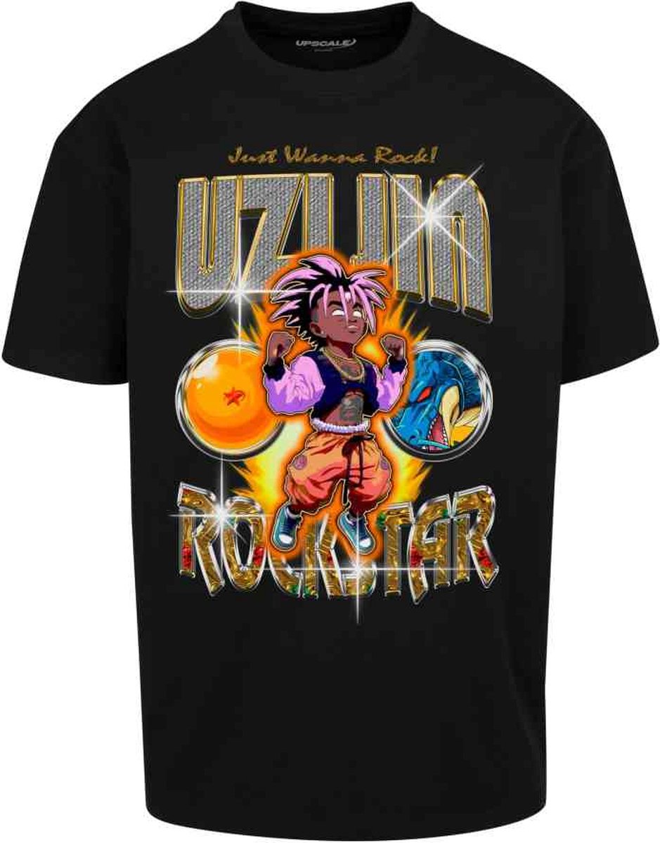 Mister Tee UZIJIN Heavy Oversize Heren T-shirt L Zwart
