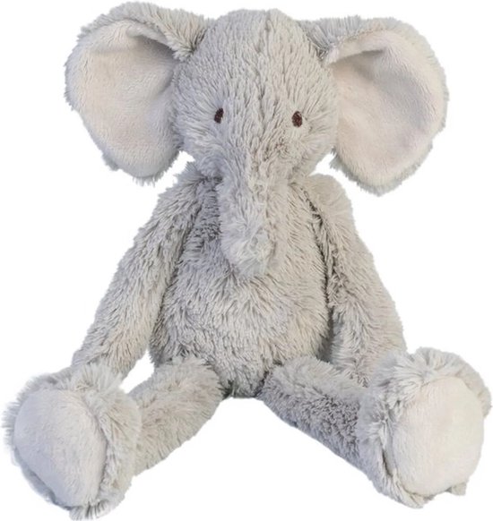 Happy Horse Olifant Enzo Knuffel 48cm - Grijs - Baby knuffel