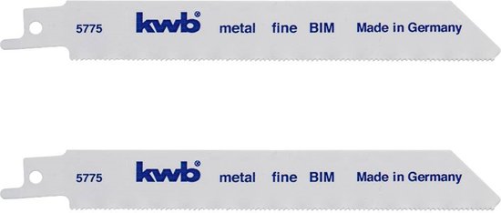 KWB reciprozaagblad - 150 mm - Bimetaal - Long life - Voor metaal - 577530 - 2 stuks