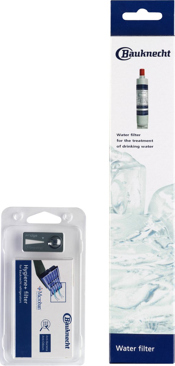 Bauknecht Waterfilter SBS200 + HYG001 Antibacteriele Luchtfilter