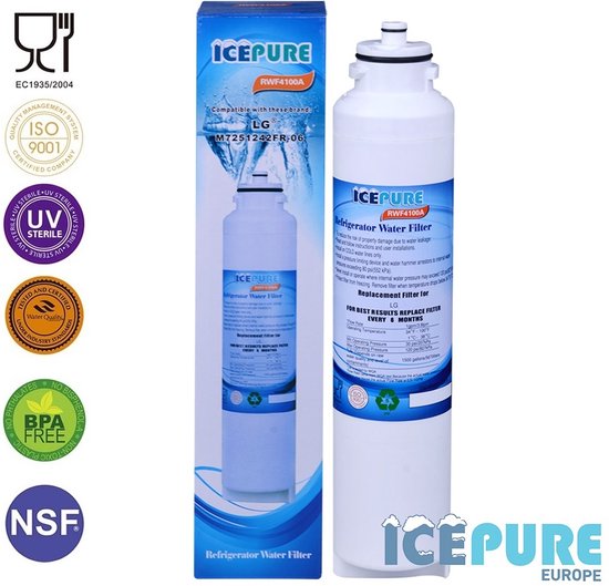 IcePure Kompatible Wasserfilterkartusche Für Damixa Aquaflow AF517™ – Ersatzfilter Mit 1.135 L/6 Monate Kapazität