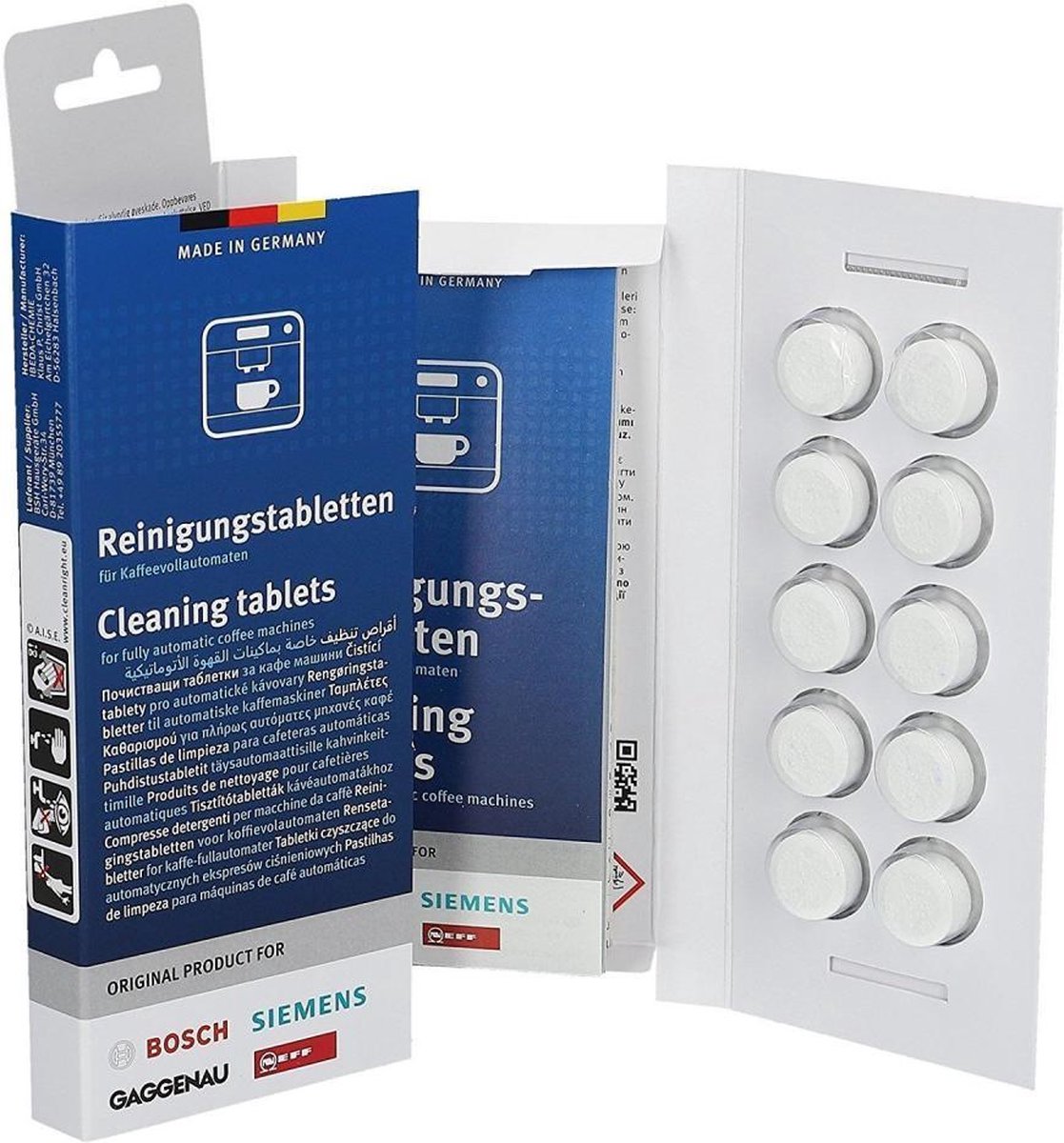 Neff Reinigingstabletten 00312502 / 00312295 (10 St.)