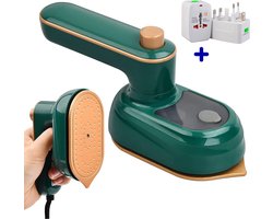 Mini Reisstrijkijzer met Stoom - Compact en Draagbaar - Ideaal voor Travel - Strijkijzer voor Alle Soorten Stof + reisstekker