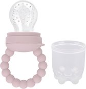 Baby Berliée - Baby Fruitspeen - Bijtring - Fruitzuiger - BPA vrij - Fopspeen in 3 maten - Licht Roze