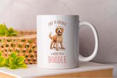 Mok Life is Golde, with my doodle - Pets - honden - liefde - cute - love - dogs - dog mom - dog dad- cadeau - huisdieren
