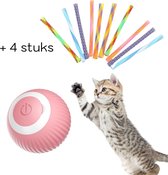 CHICNEST - Kattenspeelgoed- Automatisch rollende kattenbal - Bal- Kattenbal - Slimme katten speelgoed- Siliconen bal- Interactieve speelgoedbal - roze - zelfrollende bal voor katten - Kattenspeeltje - Smart Rollende Bal - slimme bal - kattenbal
