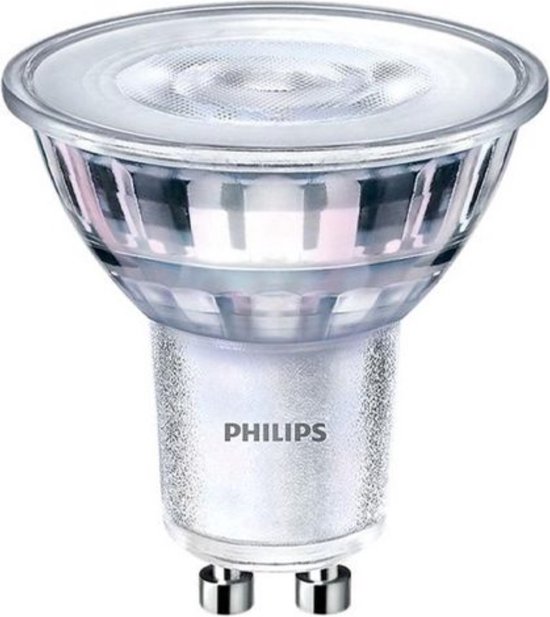 Philips CorePro LED Spot GU10 Fitting - 4-35W - Extra Warm Wit - 50x54 mm - Dimbaar
