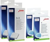 Bol.com Jura Reinigingstabletten 24225 / 62715 3 in 1 + Jura Ontkalkingstabletten 61848 (2-Pack) aanbieding