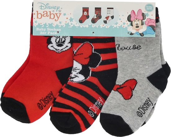 Minnie Mouse meisjessokken - nieuwigheid katoenrijke sokken 3 paar