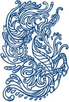 Temporary Tattoo Pony Paard (8x11 cm) [Semi-Permanente Neptattoo - Tijdelijke tatoeage - Nep Fake Tattoos - Water overdraagbare festival sticker henna outfit tattoo - Glitter tattoo - Volwassenen Kinderen Jongen Meisje]
