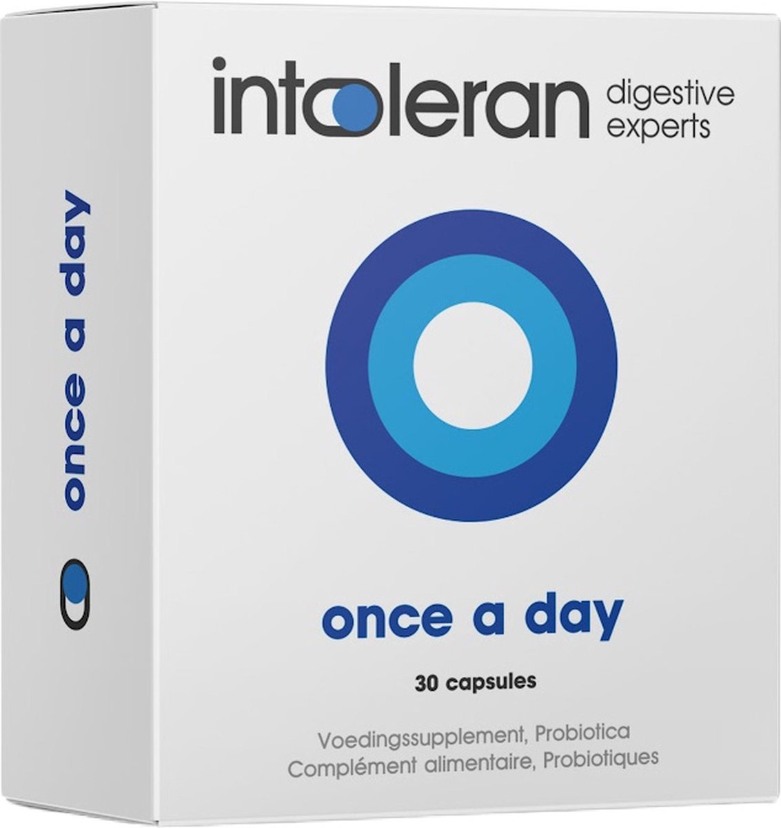 Goedkoopste Intoleran Once a Day - 30 Capsules | Probiotica | Hulp bij vertering van Lactose | 1 Capsule per dag | 6 Melkzuurfermenten | Puur en Vegan