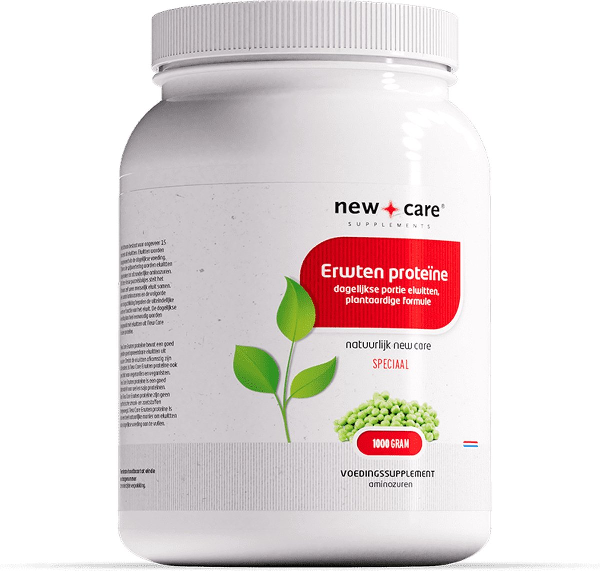 Goedkoopste New Care Erwten proteïne - eiwitten - vanille - 1.000 gram - NZVT - vegan