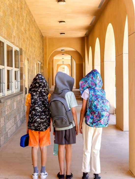 Morikukko - Cartables - Sac à dos avec capuche - BACK TO SCHOOL SPLASH - Sac à dos Fille - Sac à dos Garçons - 7+ ans