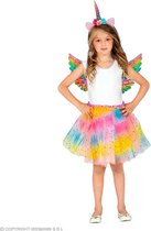 Widmann - Eenhoorn Kostuum - Kleurige Unicorn Set - Meisje - Multicolor -  One Size -... | bol