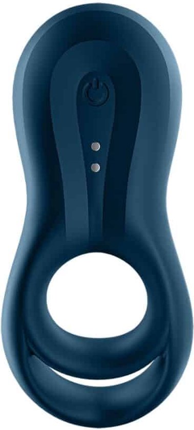 Satisfyer Vibrerende Cockring met Partner Stimulator | Koppel Vibrator EPIC DUO - blauw