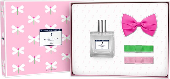 Jacadi Eau De Toilette 'Mademoiselle Petite Libellule' Geschenkset Meisjes - Parfum 100 ml & Haaraccessoires - Zonder Alcohol - Kinderparfum Meisjes