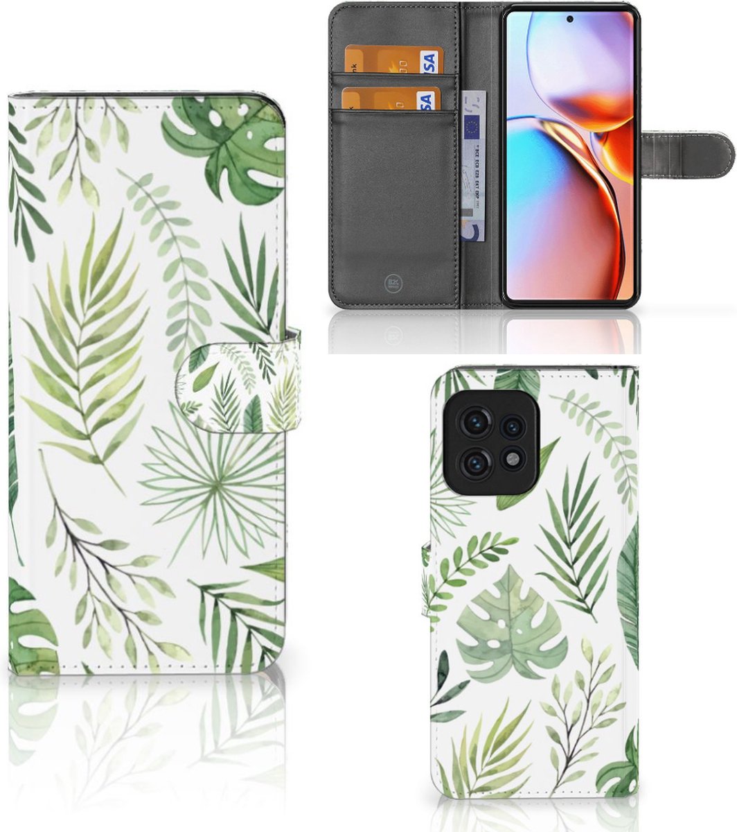 Motorola Edge 40 Pro Hoesje Leaves