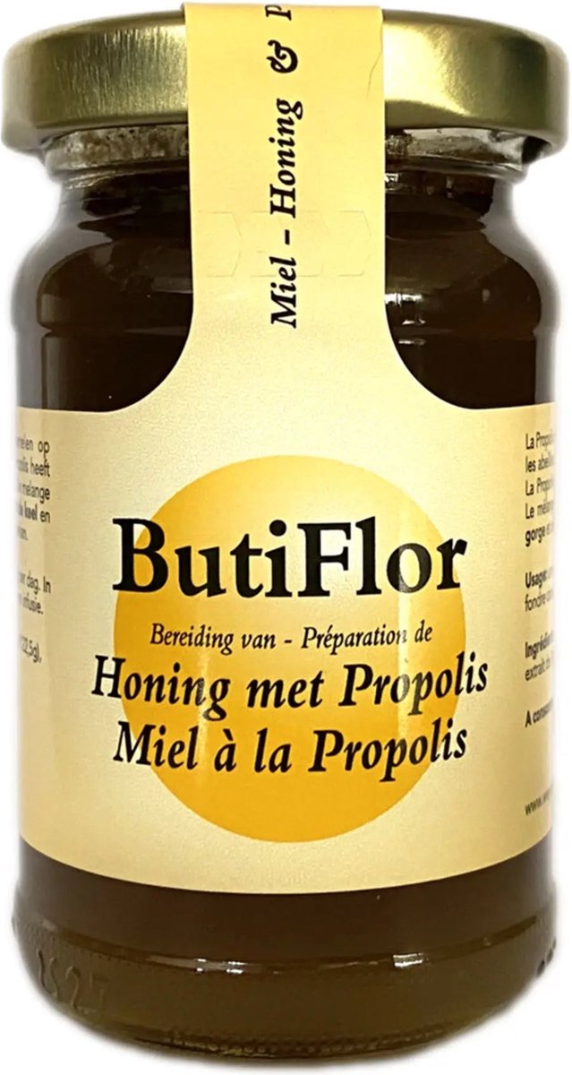 ButiFlor (Honing met propolis) 125g Hongarije, Frankrijk Weyn's (vloeibaar)