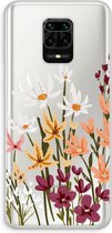 Case Company® - Coque Xiaomi Redmi Note 10 Lite - Fleurs sauvages peintes - Coque souple pour téléphone - Protection sur tous les côtés et bord d'écran