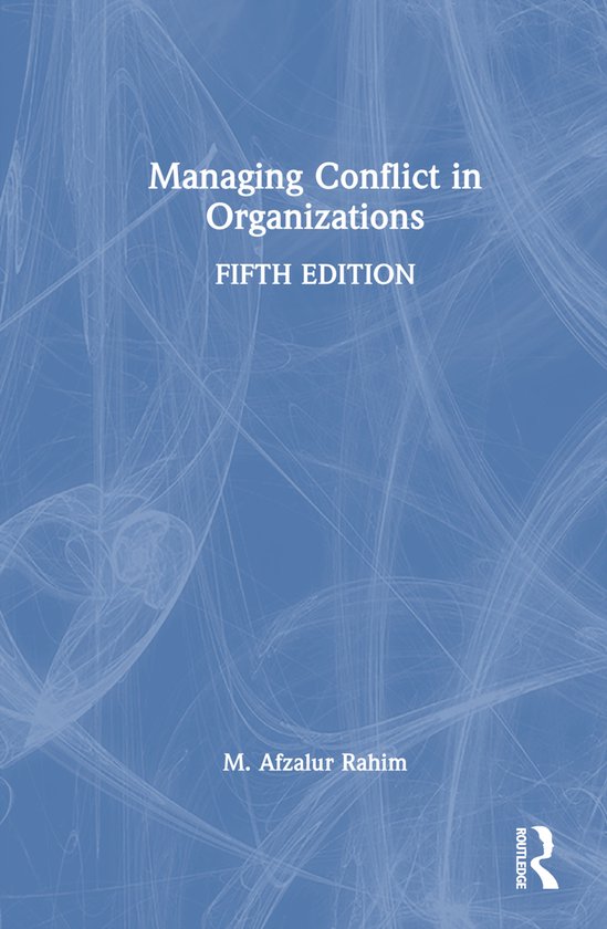Managing Conflict in Organizations - cover