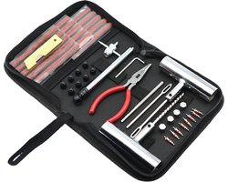 Banden Reparatieset - Proppenset - incl. stevige tas - voor Motor, brommer of Auto