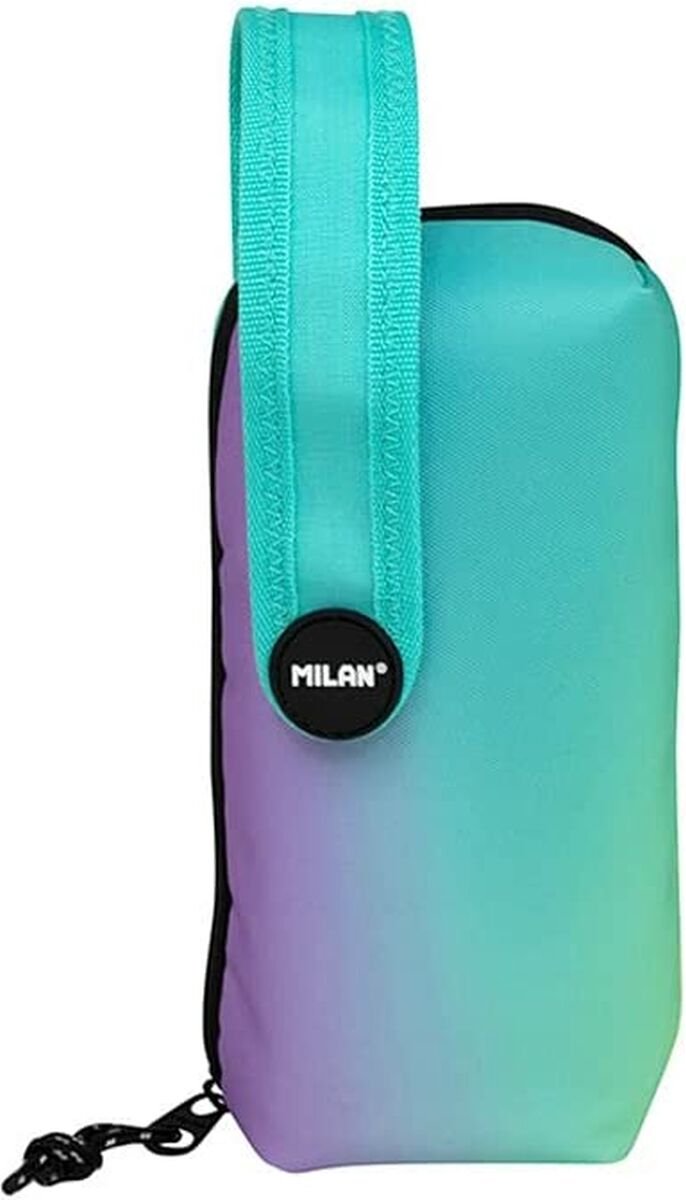 Schooletui met Accessoires Milan Sunset 22,5 x 11,5 x 11 cm Groen