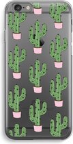 Case Company® - Hoesje geschikt voor iPhone 6 / 6S hoesje - Cactus Lover - Soft Cover Telefoonhoesje - Bescherming aan alle Kanten en Schermrand