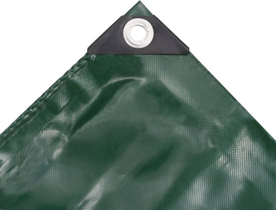 vidaXL Bâche 650 g/m² 4x4 m Vert Couverture de Camping Protection Jardin