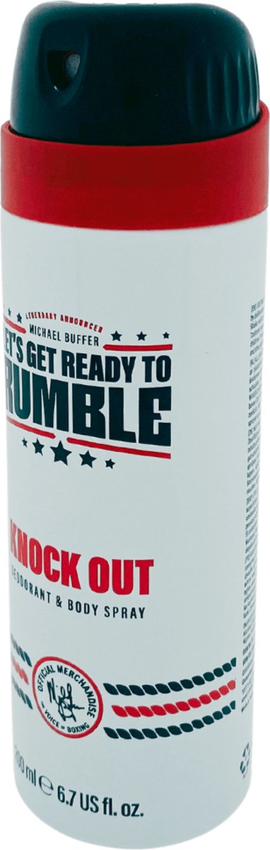 Goedkoopste Let's Get Ready To Rumble Deospray 200ml - Knock Out