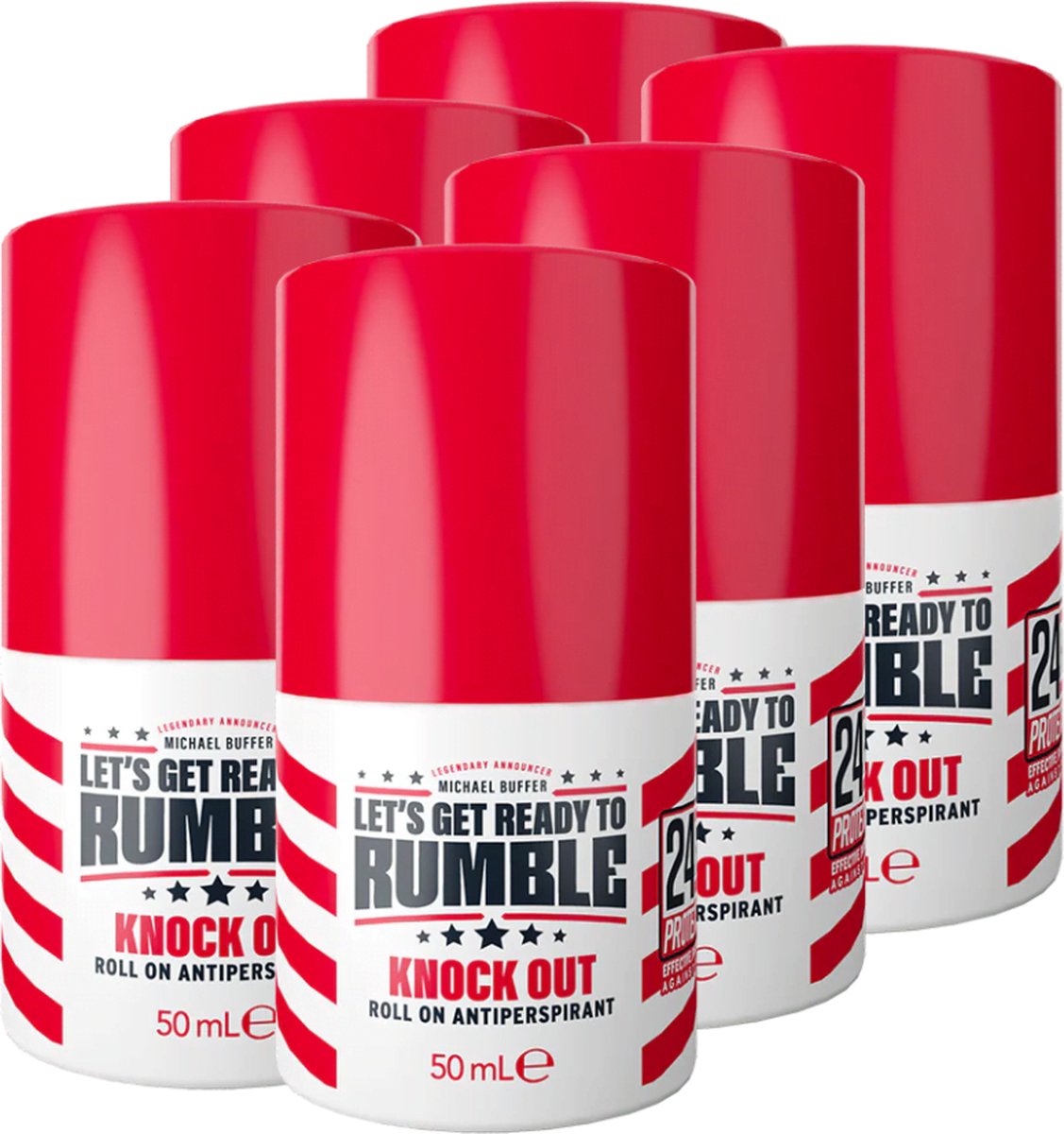 Let's Get Ready To Rumble Deo Roll-on 50ML - Knock out 6x