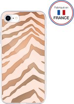 Bigben Connected, Case voor iPhone SE 2022/SE/8/7/6S/6 Hybride Halfstijf Schokbestendig, Roze