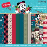 Creative Expressions Bloc de fabrication de cartes de Noël Mickey & Minnie Mouse 20,32 x 20,32 cm