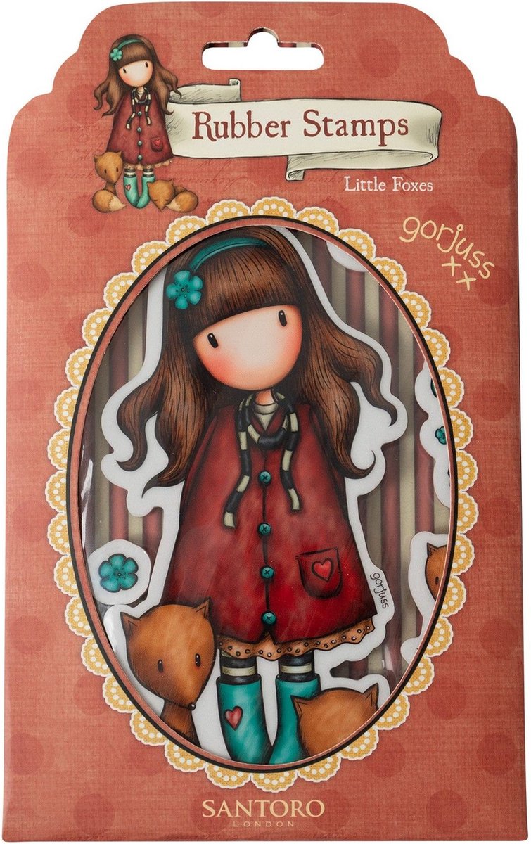 Studio Light Gorjuss Cling Stamp Little Foxes
