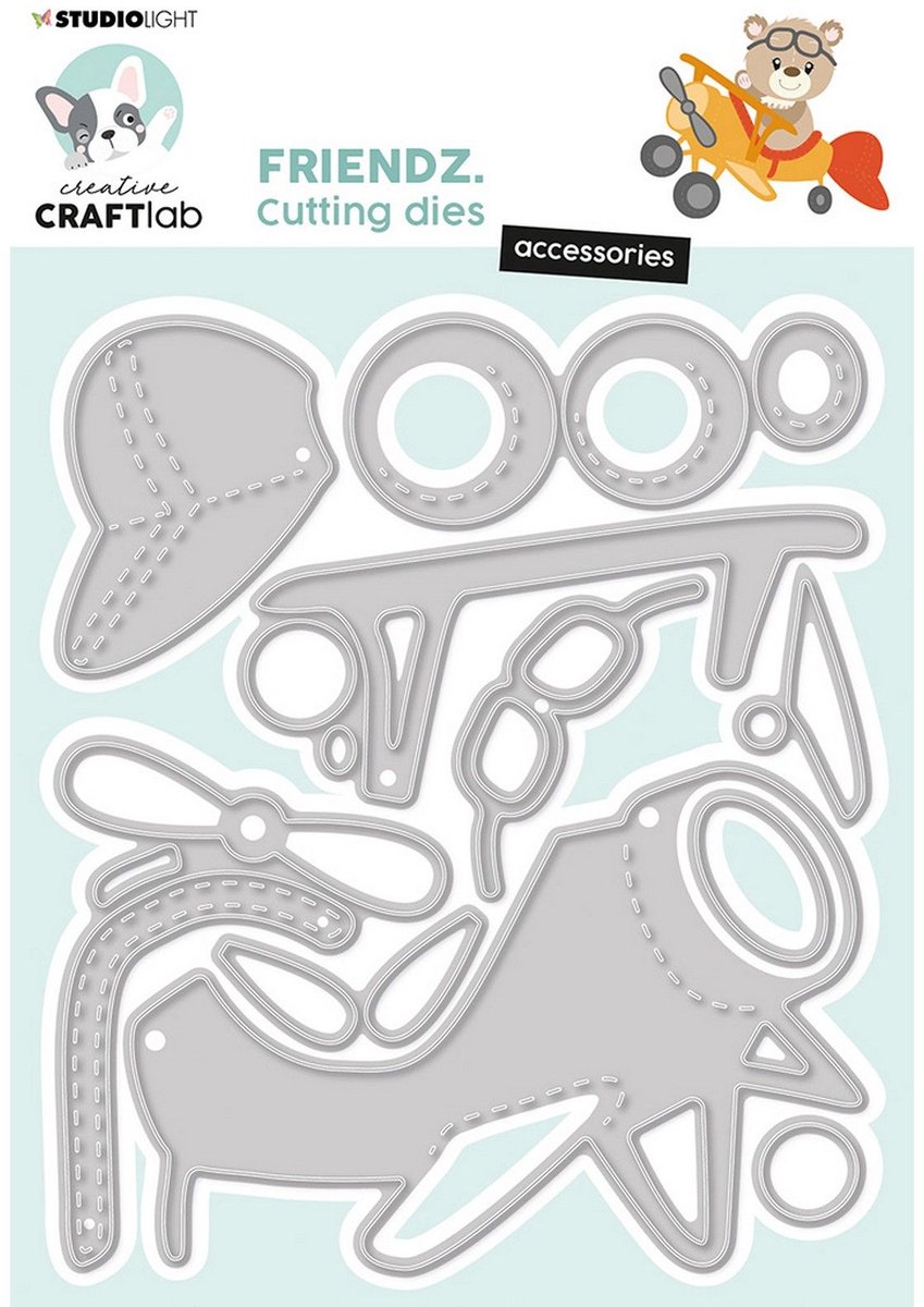 Studio Light Friendz Cutting Die Airplane Accessoires
