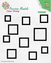 MANCS004 Precision Mandala Clear stamps Squares - Stempel Nellie Snellen - vierkanten
