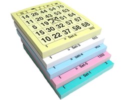 Bingo Holland Bingo kaarten - 500 vellen in 5 series - Bingokaart