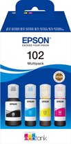 Epson 102 - Inktflessen - Kleur / Zwart