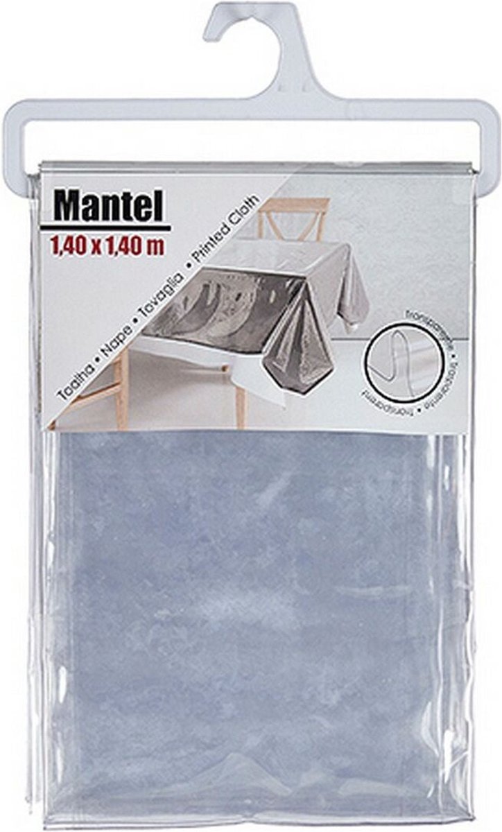 Tablecloth Transparent Plastic (140 x 140 cm)