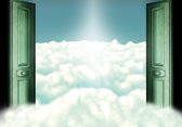 Fotobehang Vlies | Wolken | Groen | 368x254cm (bxh)
