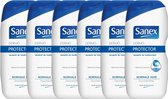 Bol.com Sanex - Douchegel - Dermo Protector - 6 x 500 ml - Voordeelverpakking aanbieding