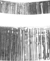 Franje slingers zilver fringe 6 meter - festival slinger franjes slierten